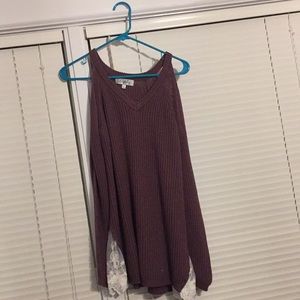 keighley cold shoulder top